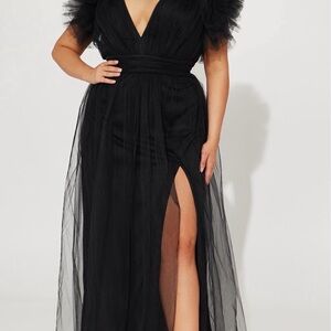 Elegant Black Evening Gown